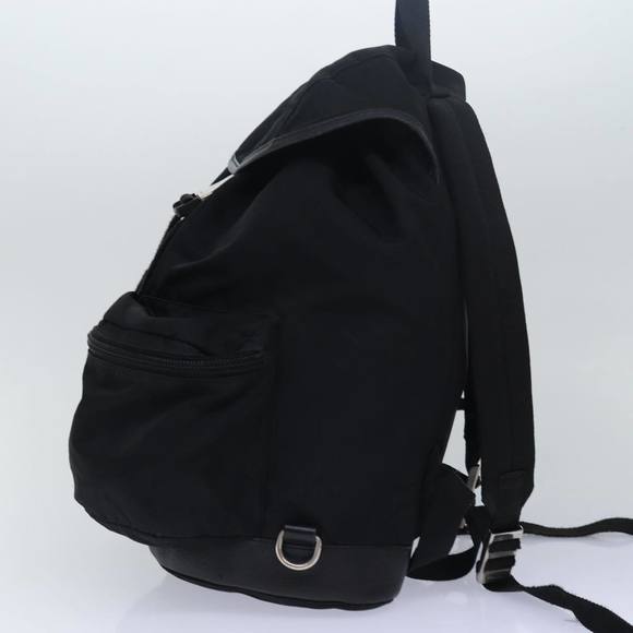 PRADA Backpack Nylon Black Auth ki4596 - Picture 4 of 16